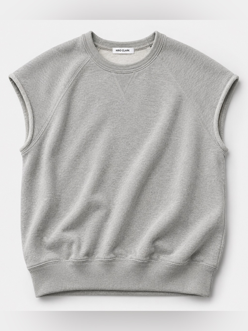 Hiro Clark Classic Sleeveless Sweatshirt | “The No Sleeve” — Grey